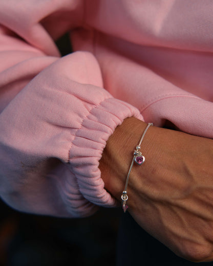 Cropped Oversize Hoodie (Light Pink)