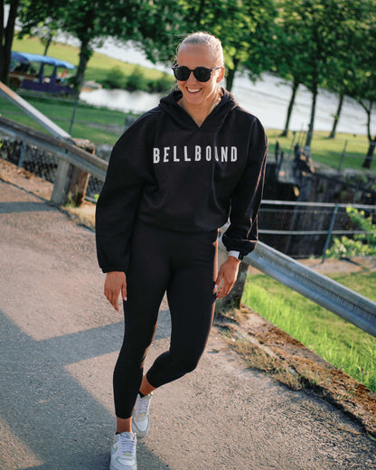 Cropped Oversize Hoodie (Black)